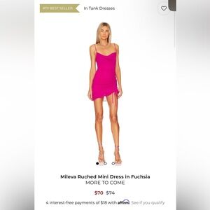 Vibrant Pink Mini Dress by More to Come